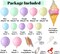 Pastel Balloons Garland Arch Kit 143pcs Macaron Rainbow Balloons Birthday Party Background Decoration Girl Baby Shower Donuts Ice Cream Party Supplies Pink Blue Green